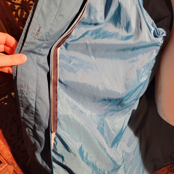 Vintage London Fog Teal Jacket, Size 16 - Picture 7 of 8